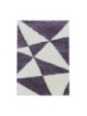 Tapis de Prière Motif Triangles Abstraits Violet