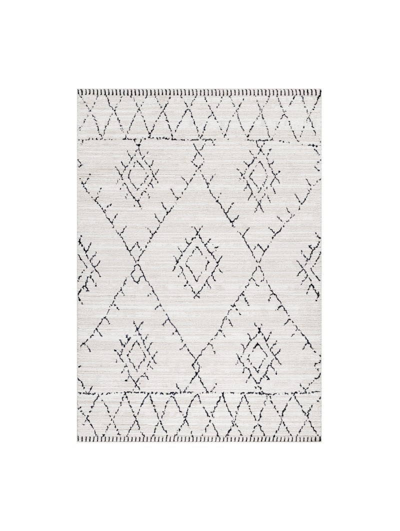 Prayer rug short pile carpet CASA Berber style pattern cream