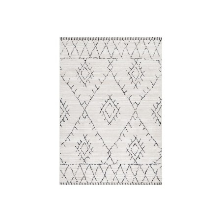 Gebedskleed laagpolig tapijt CASA Berber-stijl patroon crème
