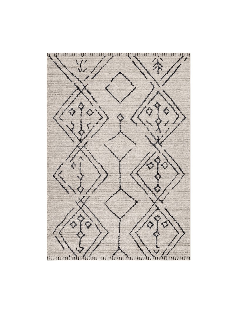 Gebetsteppich Kurzflor Teppich CASA Berber Stil Muster Traditionell