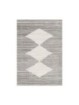 Prayer rug short pile carpet CASA Berber style pattern stripes