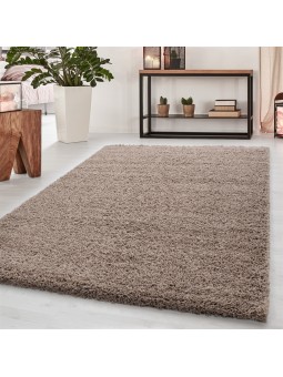 High pile long pile living room DREAM Shaggy carpet plain color pile height 5cm BEIGE