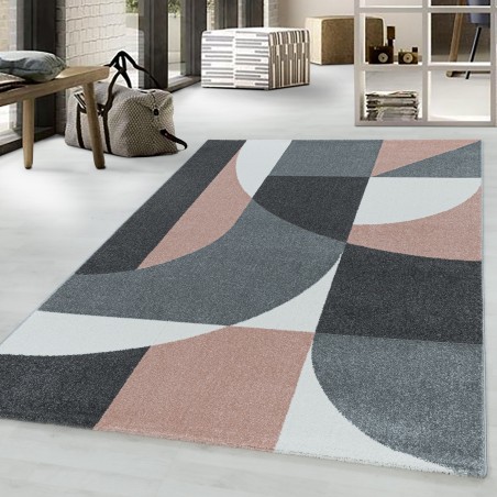 Short pile carpet living room carpet design zipcode pattern abstract rose