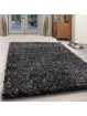 Shaggy carpet high quality high pile living room anthracite gray white mottled
