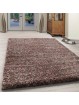 Hoogpolig tapijt van hoge kwaliteit hoogpolig woonkamer roze taupe beige crème gemêleerd
