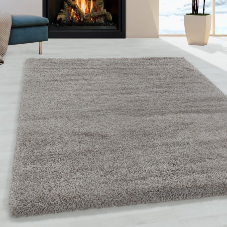 Living room rug high pile rug super soft shaggy pile soft color beige