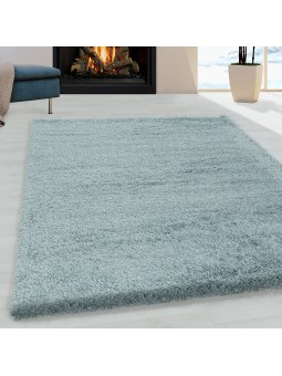 Woonkamertapijt hoogpolig tapijt superzacht hoogpolig zachte kleur blauw