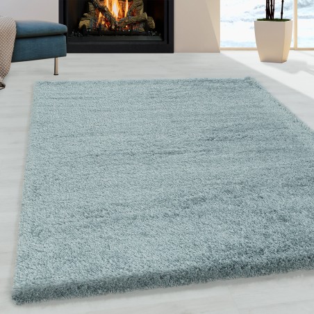 Living room carpet high pile carpet super soft shaggy pile soft color blue