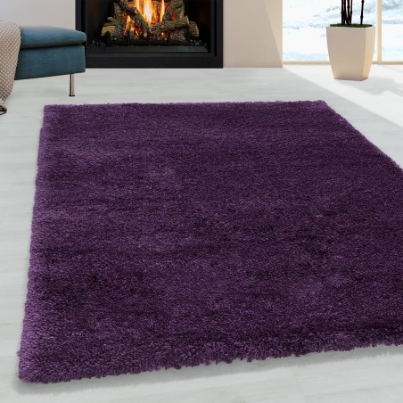 Living Room Rug High Pile Rug Super Soft Shaggy Flor Soft Color Purple